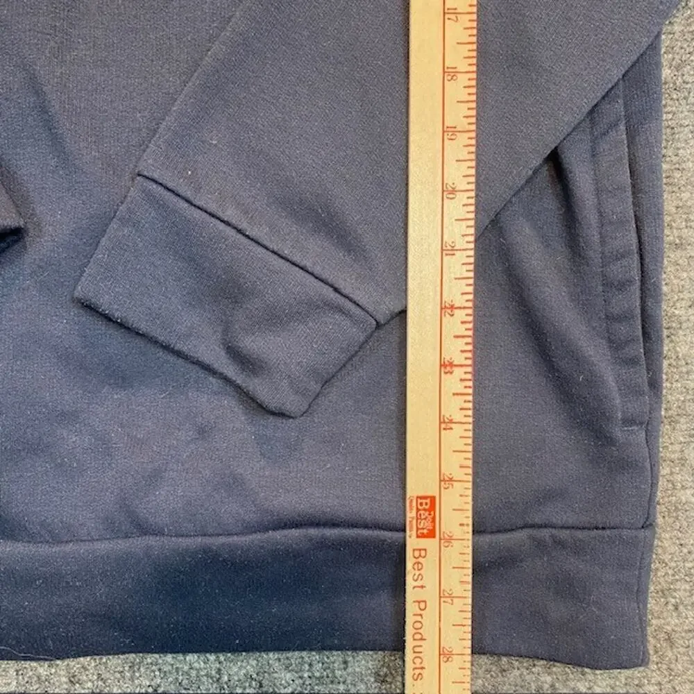 Adidas Hoodie Sweatshirt Kangaroo Pocket Blue Mens Size Large Regular Fit